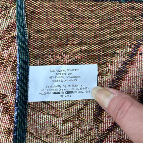 Christmas Village Night Time Christmas Tree Snow Table Runner 13 x 69 - Picture 8 of 8